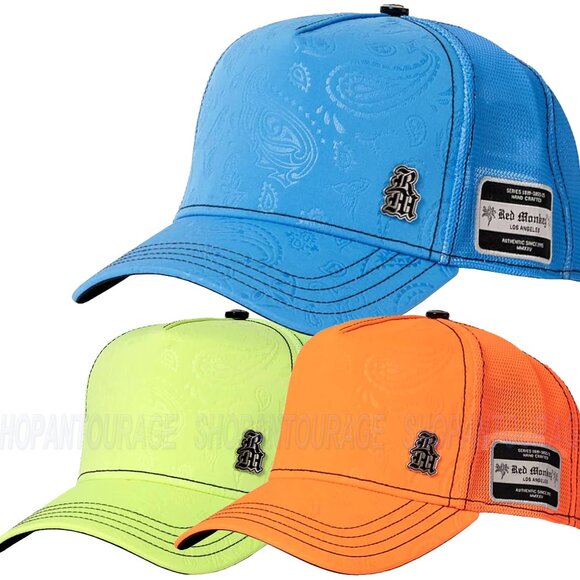 Red Monkey Fiesta Chrome` 25 New Limited Edition Unisex Trucker Hat Cap RM1532 - Picture 1 of 16